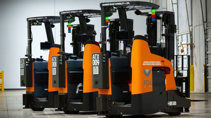 Autonomous forklifts for Walmart