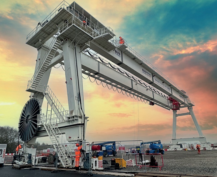 New name in yard cranes: BVS secures contract with DB