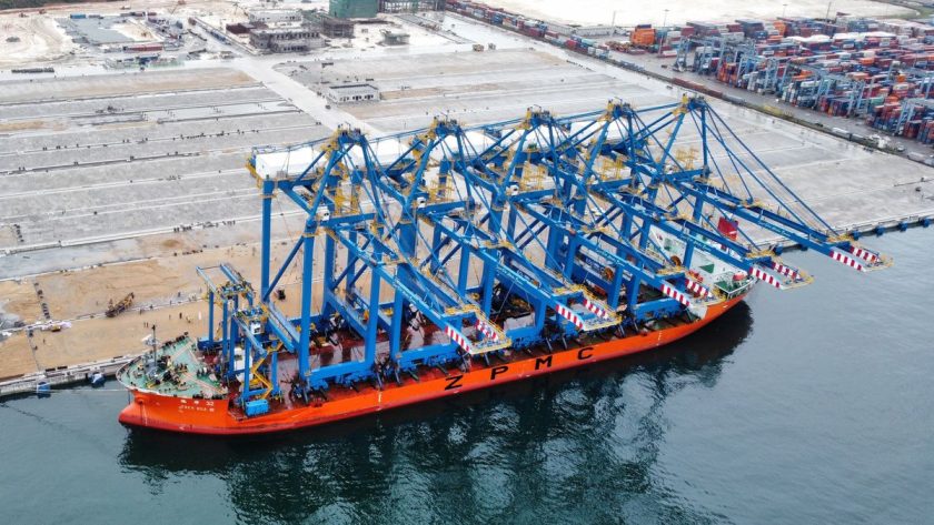 Kribi Deepwater Port receives STS and RTG cranes