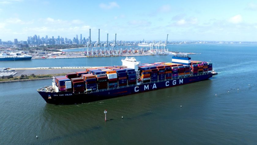 CMA CGM Volga, Seaspan Breeze make history at Patrick Terminals