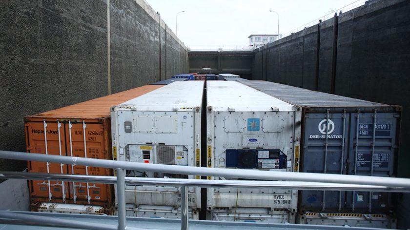 Reefer monitoring on barges