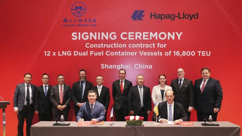 Hapag-Lloyd signs contract for 24 newbuildings